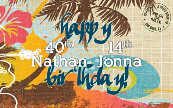 Nathan and Jonna's Birthday at Balboa Park Club, San Diego