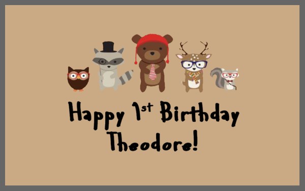 Petite Pix Studio Modern Photo Booth for Theodore's First Birthday