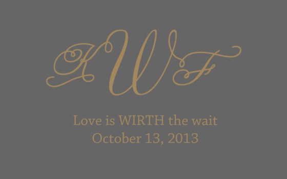 Karen & Fraser #loveiswirththewait