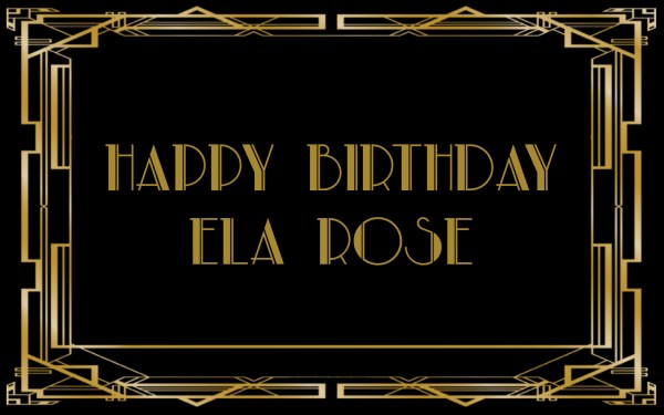 Petite Pix Vintage Portrait Booth for Ela Rose's Great Gatsby Birthday Party #ElaRoseBirthday