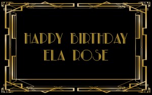 Petite Pix Vintage Portrait Booth for Ela Rose's Great Gatsby Birthday Party #ElaRoseBirthday
